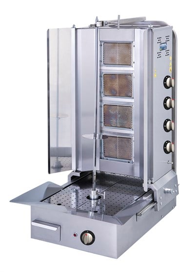 4 LÜ ALTTAN MOTORLU DÖNER OCAĞI GAZ VE LPG CE BELGELİ GAZMER ONAYLI GÖRKEM 