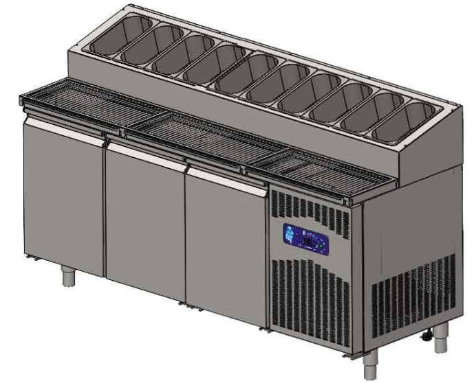 CSA 3 Kapılı Kırıntı Çekmeceli Pizza Hazırlık Dolabı 188x70x109 Cm CS.TEZ.3.700.KMPKCSA İNOXCSA 3 Kapılı Kırıntı Çekmeceli Pizza Hazırlık Dolabı 188x70x109 Cm CS.TEZ.3.700.KMPKPizza Hazırlık BuzdolaplarıCSA 3 Kapılı Kırıntı Çekmeceli Pizza Hazırlık Dolabı 188x70x109 Cm CS.TEZ.3.700.KMPK