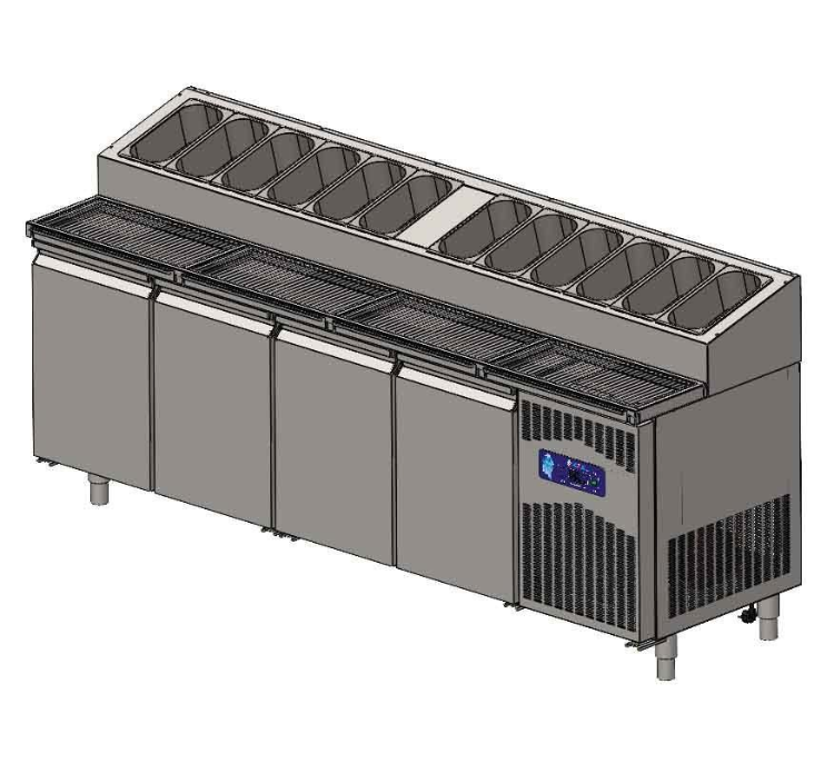 CSA 4 Kapılı Kırıntı Çekmeceli Pizza Hazırlık Dolabı 235x70x109 Cm CS.TEZ.4.700.KMPKCSA İNOXCSA 4 Kapılı Kırıntı Çekmeceli Pizza Hazırlık Dolabı 235x70x109 Cm CS.TEZ.4.700.KMPKPizza Hazırlık BuzdolaplarıCSA 4 Kapılı Kırıntı Çekmeceli Pizza Hazırlık Dolabı 235x70x109 Cm CS.TEZ.4.700.KMPK