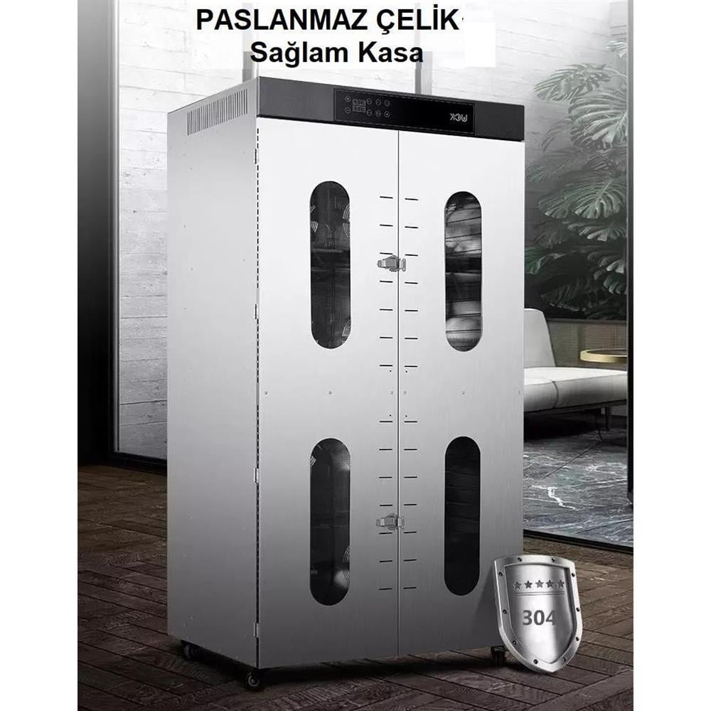 Dalle 28 Büyük Tepsili Endüstriyel Çelik Meyve Kurutma Makinesi LT-195 DALLEDalle 28 Büyük Tepsili Endüstriyel Çelik Meyve Kurutma Makinesi LT-195 Meyve Kurutma MakineleriDalle 28 Büyük Tepsili Endüstriyel Çelik Meyve Kurutma Makinesi LT-195 