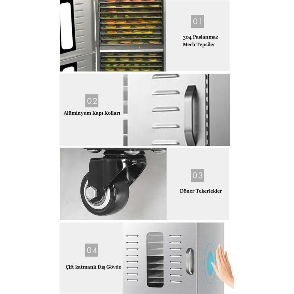 Dalle 36 Tepsili Endüstriyel Çelik Meyve Kurutma Makinesi LT-95DALLEDalle 36 Tepsili Endüstriyel Çelik Meyve Kurutma Makinesi LT-95Meyve Kurutma MakineleriDalle 36 Tepsili Endüstriyel Çelik Meyve Kurutma Makinesi LT-95