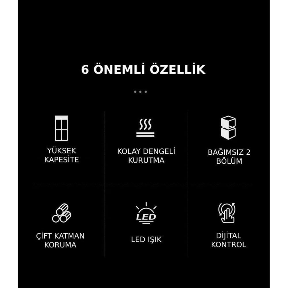 Dalle 48 Tepsili Paslanmaz Gıda Kurutma Makinesi Dijital SS-40HDALLEDalle 48 Tepsili Paslanmaz Gıda Kurutma Makinesi Dijital SS-40HMeyve Kurutma MakineleriDalle 48 Tepsili Paslanmaz Gıda Kurutma Makinesi Dijital SS-40H