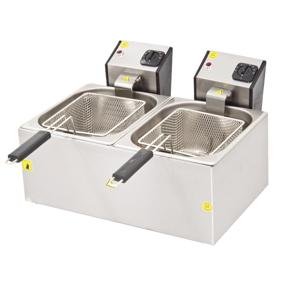 DRN Elektrikli Fritöz 5+5 Litre Ekonomik 53x44x30 cm DRNFRTE-55DRNDRN Elektrikli Fritöz 5+5 Litre Ekonomik 53x44x30 cm DRNFRTE-55Ekonomik FritözlerDRN Elektrikli Fritöz 5+5 Litre Ekonomik 53x44x30 cm DRNFRTE-55