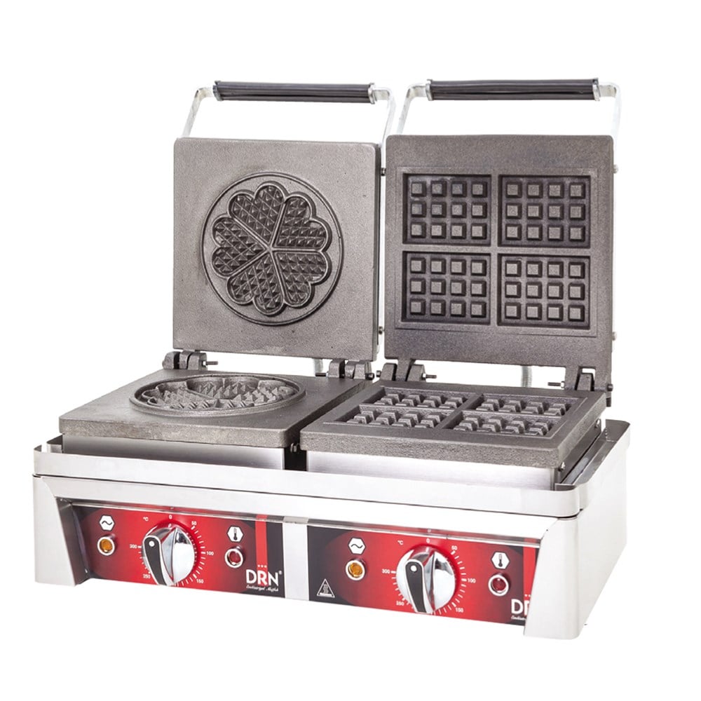 DRN Elektrikli Yonca+Kare Waffle Makinesi İkili 56x40x30 cm DRNPWKY-2 DRNDRN Elektrikli Yonca+Kare Waffle Makinesi İkili 56x40x30 cm DRNPWKY-2 Waffle MakineleriDRN Elektrikli Yonca+Kare Waffle Makinesi İkili 56x40x30 cm DRNPWKY-2 