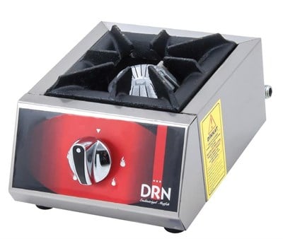 DRN SET ÜSTÜ 1 OCAKLI GAZLI VE LPG CE BELGELİ GAZMER ONAYLI 25X25X20