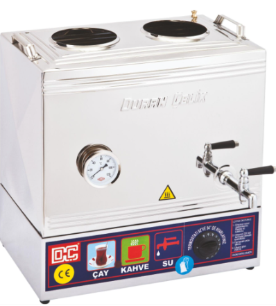 Duran Çelik Elektrikli Pleytsiz Çay Seti DÇ022DURAN ÇELİK Duran Çelik Elektrikli Pleytsiz Çay Seti DÇ0222 Demlikli Çay KazanlarıDuran Çelik Elektrikli Pleytsiz Çay Seti DÇ022