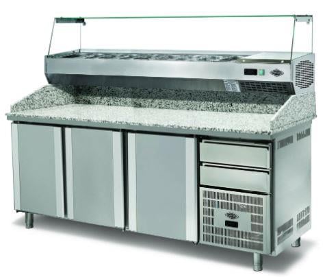 Empero Hamur Hazırlık Dolabı 3 Kapılı Granit Tablalı Saladbarlı 210.80.02EMPEROEmpero Hamur Hazırlık Dolabı 3 Kapılı Granit Tablalı Saladbarlı EMP.210.80.02Pizza Hazırlık BuzdolaplarıEmpero Hamur Hazırlık Dolabı 3 Kapılı Granit Tablalı Saladbarlı EMP.210.80.02