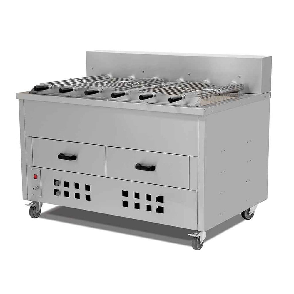 EMPEROEmpero Yatay Kömürlü Piliç Kızartma Makinesi 8 Şiş Kapasiteli EMP.8YIPİLİÇ ÇEVİRME MAKİNELERİEmpero Yatay Kömürlü Piliç Kızartma Makinesi 8 Şiş Kapasiteli EMP.8YI