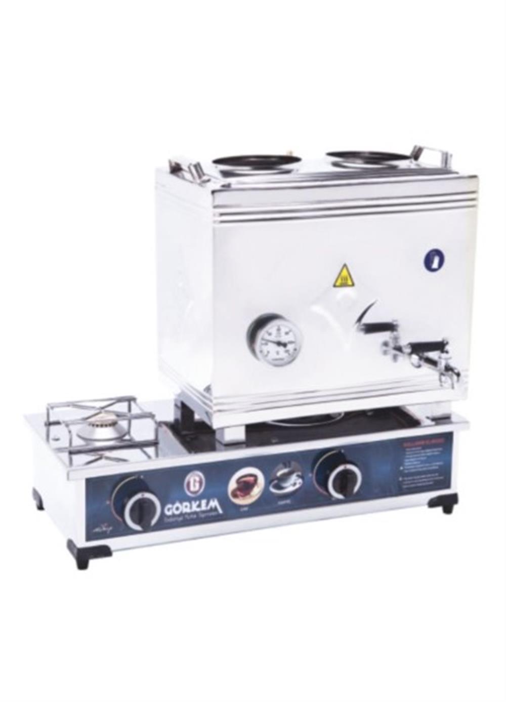 Görkem 40 Lık Kaynaklı Çay Kazanı Gaz/ Lpgli 142GÖRKEM Görkem 40 Lık Kaynaklı Çay Kazanı Gaz/ Lpgli 1422 Demlikli Ekonomik Çay KazanlarıGörkem 40 Lık Kaynaklı Çay Kazanı Gaz/ Lpgli 142