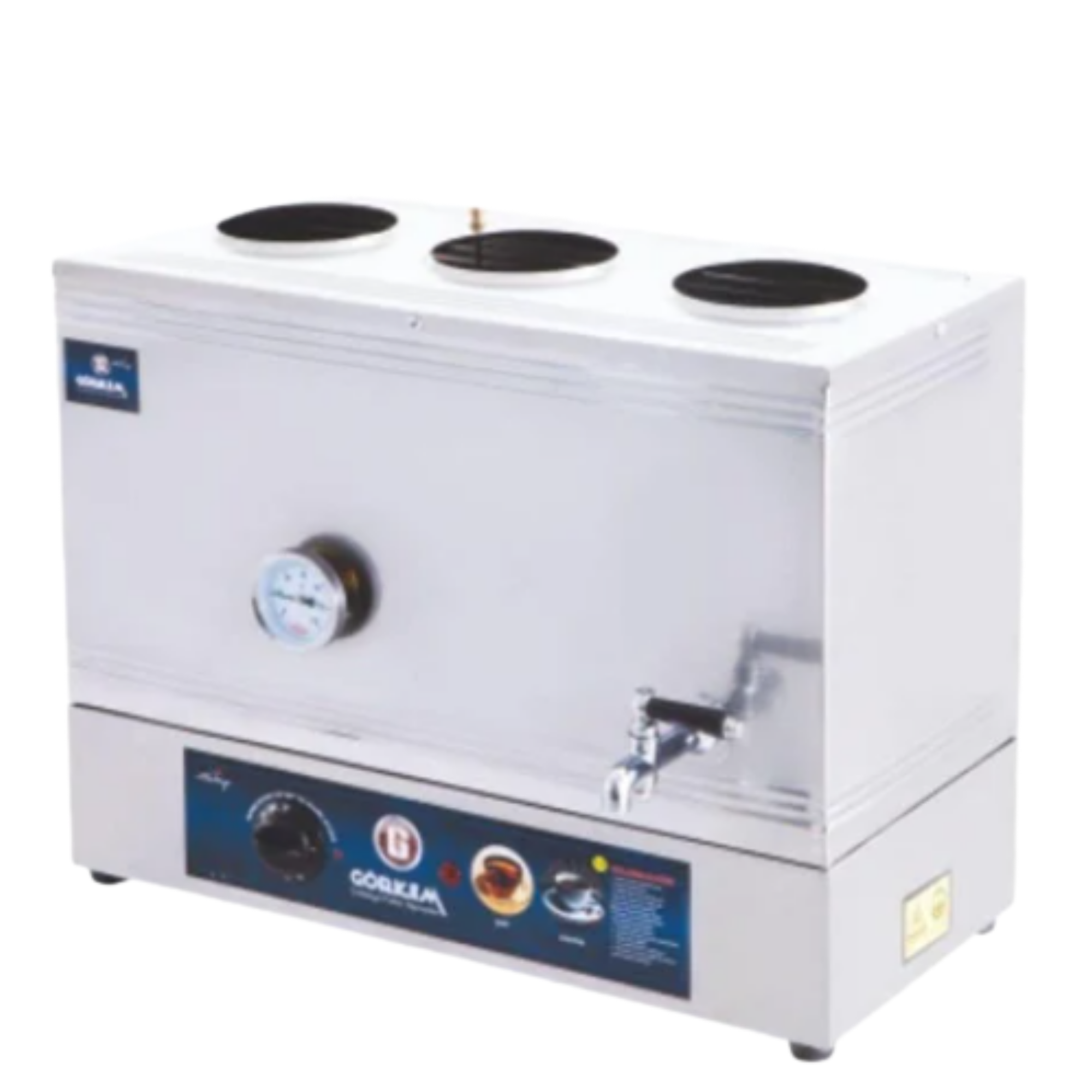 Görkem 60 Lık Çay Kazanı Kaynaklı Elektrikli Pleytsiz 161GÖRKEM Görkem 60 Lık Çay Kazanı Kaynaklı Elektrikli Pleytsiz 161Ekonomik Çay KazanlarıGörkem 60 Lık Çay Kazanı Kaynaklı Elektrikli Pleytsiz 161