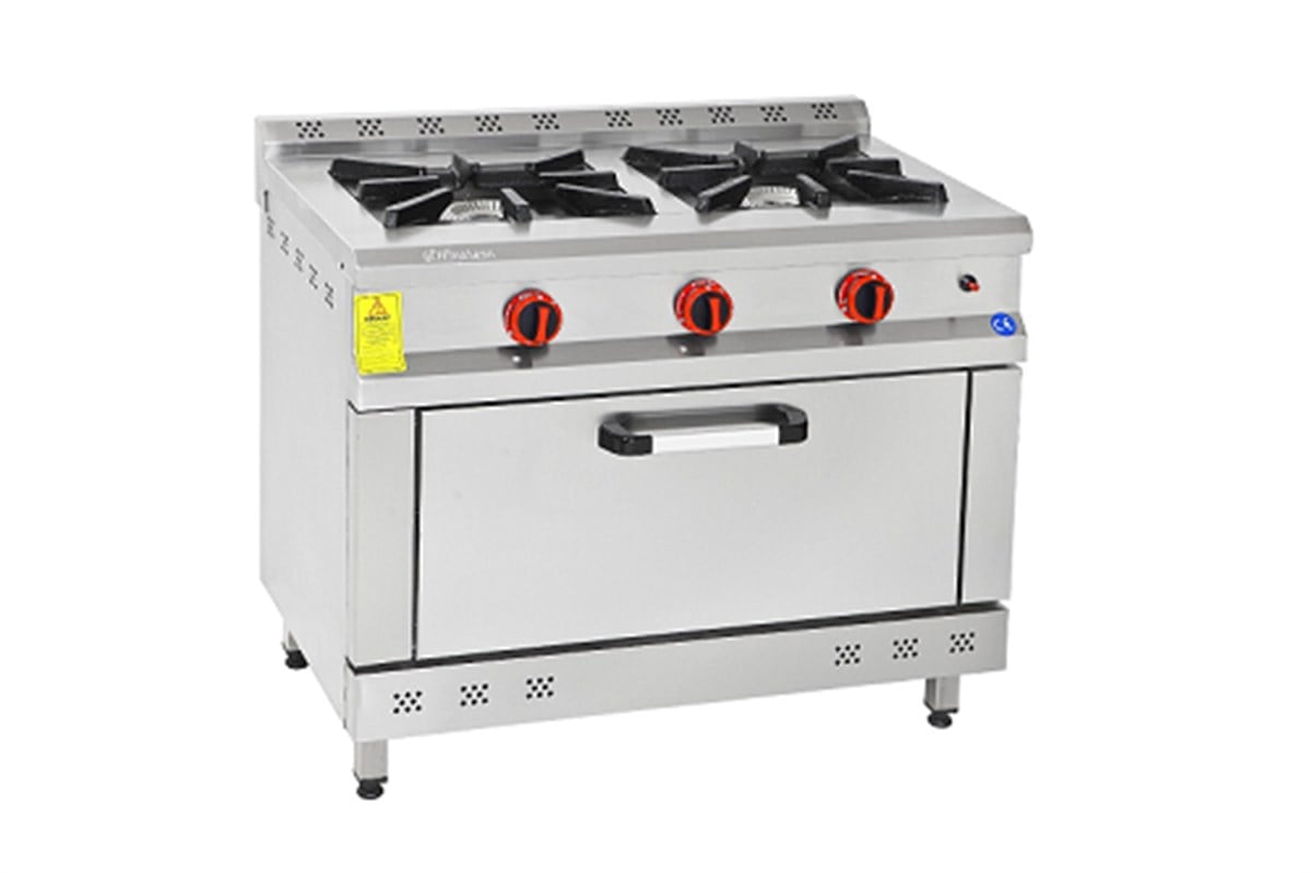 HİMAKSAN 2,Lİ KUZİNE 2 OCAK 1 FIRIN GAZMER ONAYLI GAZLI LPGLİ CE BELGELİ 100X60X85 