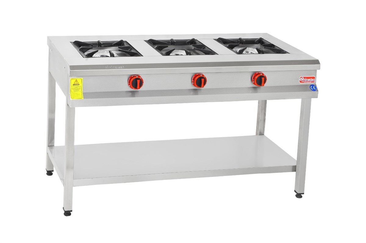 HİMAKSAN 3,LÜ TABAN RAFLI YER OCAĞI GAZLI CE BELGELİ 135X50X85