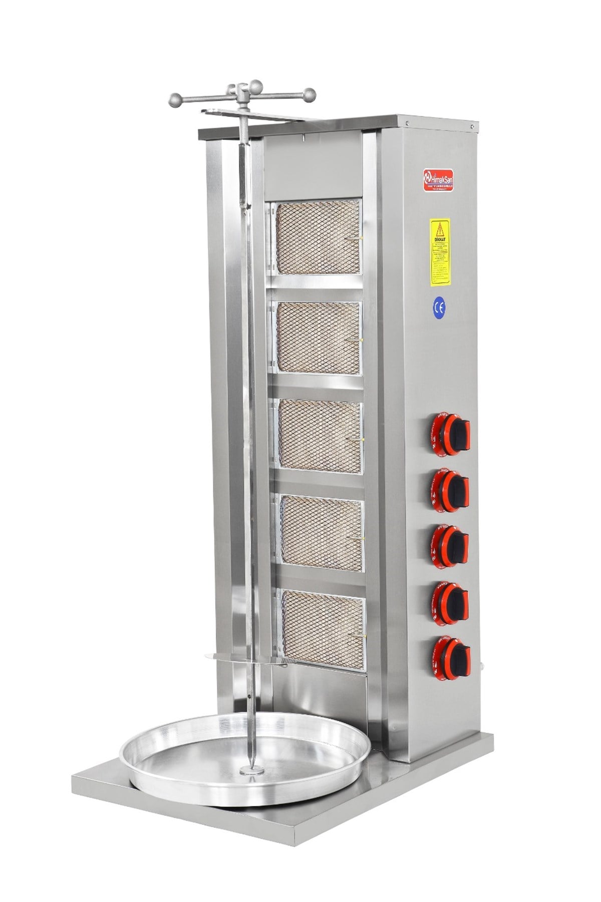 HİMAKSAN 5,Lİ DÖNER OCAĞI DOĞALGAZLI CE BELGELİ DÖNER OCAĞI LPG VE GAZ CE BELGELİ 50X65X110