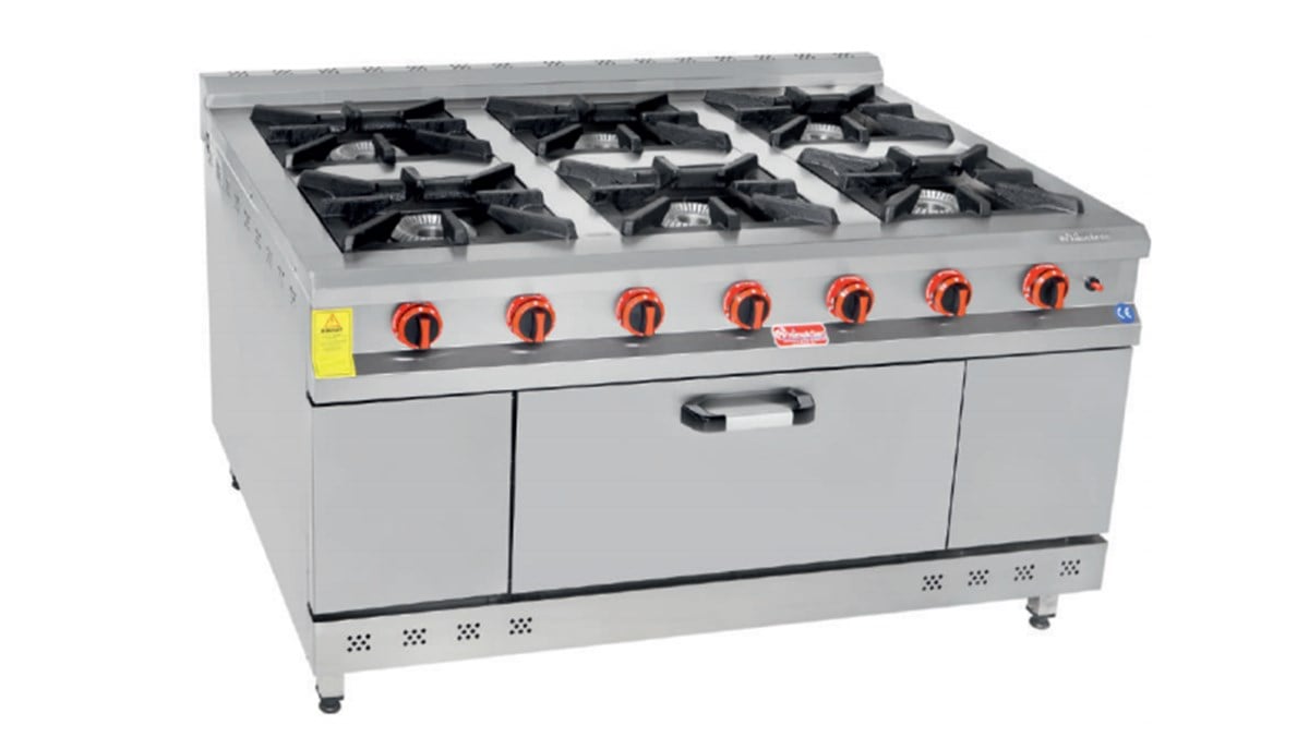 HİMAKSANHimaksan 6 lı Kuzine 6 Ocak 1 Fırın Gazmer Onaylı Gazlı Lpgli Ce Belgeli 150X100X85KUZİNELERHimaksan 6 lı Kuzine 6 Ocak 1 Fırın Gazmer Onaylı Gazlı Lpgli Ce Belgeli 150X100X85