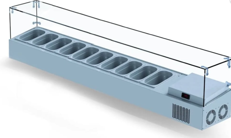 Iceinox Set Üstü Saladbar 12 Küvetli 250x34x45 cm VTP 250 GLICEINOXIceinox Set Üstü Saladbar 12 Küvetli 250x34x45 cm VTP 250 GLSet Üstü Saladbar ve Sushi DolaplarıIceinox Set Üstü Saladbar 12 Küvetli 250x34x45 cm VTP 250 GL