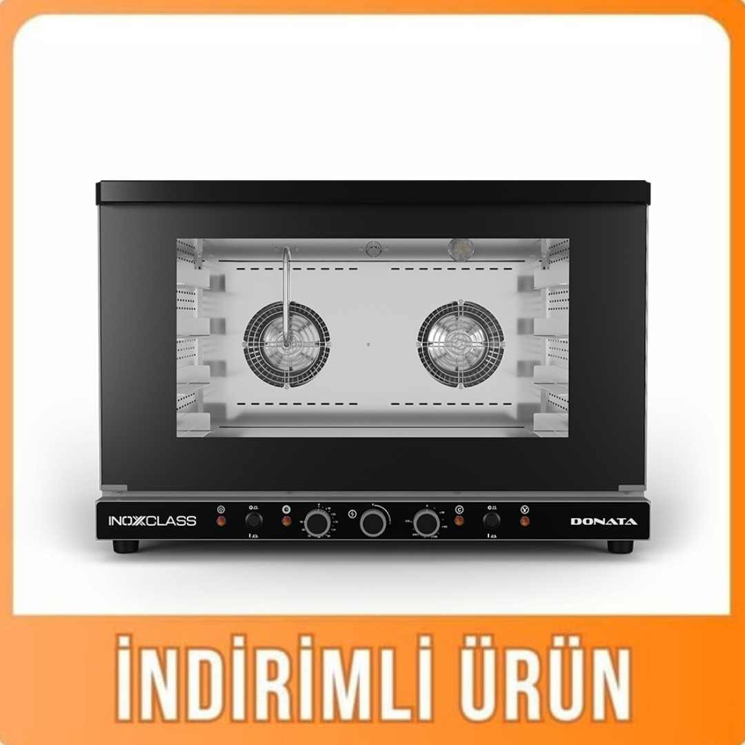 İnoxclass Konveksiyonlu Patiseri Fırın Elektrikli 4 X 40x60 cm Donata D04EFDINOXCLASSİnoxclass 4 Tepsili Patisserie Fırın, Manuel Elektrikli Çift Fanlı Donata D04EFDPatisserie Fırınlarİnoxclass 4 Tepsili Patisserie Fırın, Manuel Elektrikli Çift Fanlı Donata D04EFD