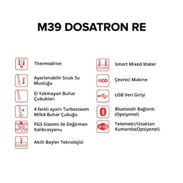 La Cimbali Dosatron Otomatik Kahve Makinesi 3 Gruplu M39 DSTR RE DT/3LA CİMBALİLa Cimbali Dosatron Otomatik Kahve Makinesi 3 Gruplu M39 DSTR RE DT/3Espresso Kahve MakineleriLa Cimbali Dosatron Otomatik Kahve Makinesi 3 Gruplu M39 DSTR RE DT/3