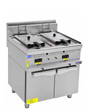 TİCİMAXMAYAPAZMayapaz 12+12 Litre Gazlı Fritöz Alt Dolaplı 700 Seri M-DFG 870FRİTÖZLERMayapaz 12+12 Litre Gazlı Fritöz Alt Dolaplı 700 Seri M-DFG 870