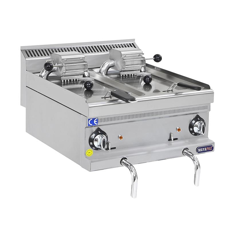 MAYAPAZMayapaz 8+8 Litre Elektrikli Fritöz Set Üstü M-SFE 660Elektrikli FritözlerMayapaz 8+8 Litre Elektrikli Fritöz Set Üstü M-SFE 660
