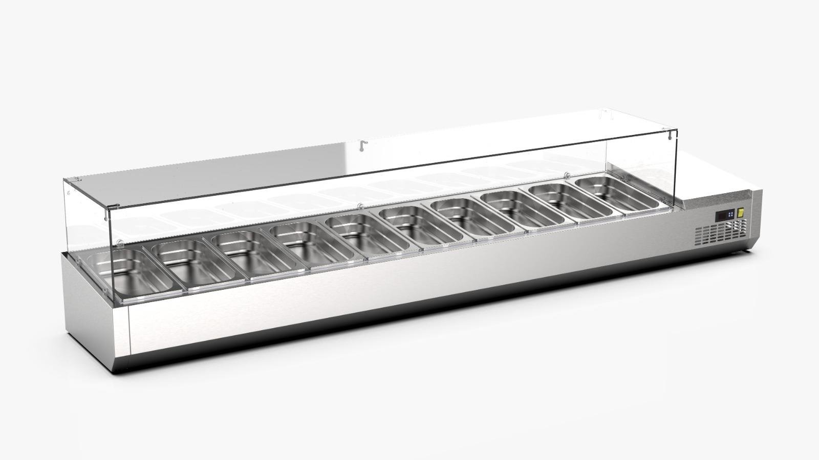 Ndustrio Camlı Soğutmalı Set Üstü Saladbar GN 1/4 10 Küvetli TTR-200-GCNDUSTRİONdustrio Camlı Soğutmalı Set Üstü Saladbar GN 1/4 10 Küvetli TTR-200-GCSet Üstü Saladbar ve Sushi DolaplarıNdustrio Camlı Soğutmalı Set Üstü Saladbar GN 1/4 10 Küvetli TTR-200-GC