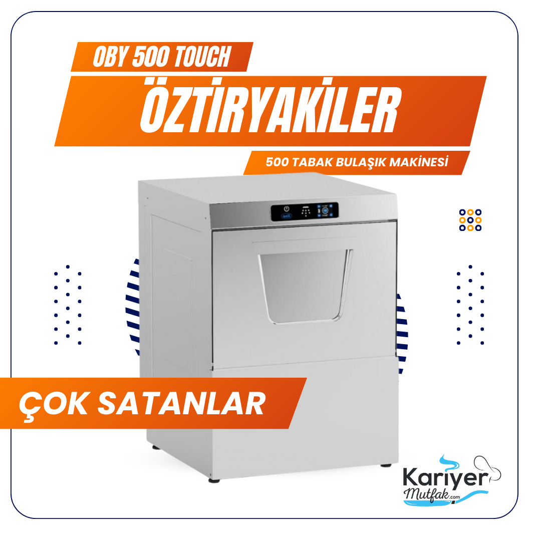 Öztiryakiler Bulaşık Makinesi Dijital Programlı OBY500TOUCHÖZTİRYAKİLERÖztiryakiler Bulaşık Makinesi Dijital Programlı OBY500TOUCHSet Altı Bulaşık MakineleriÖztiryakiler Bulaşık Makinesi Dijital Programlı OBY500TOUCH