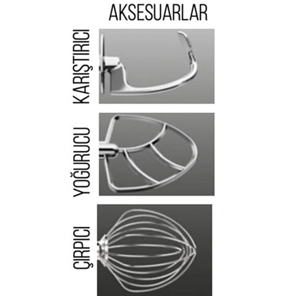 ÖZTİRYAKİLERÖztiryakiler Gurmeaid Stand Mikser 4,8 Litre Siyah EF708Stand MikserlerÖztiryakiler Gurmeaid Stand Mikser 4,8 Litre Siyah EF708