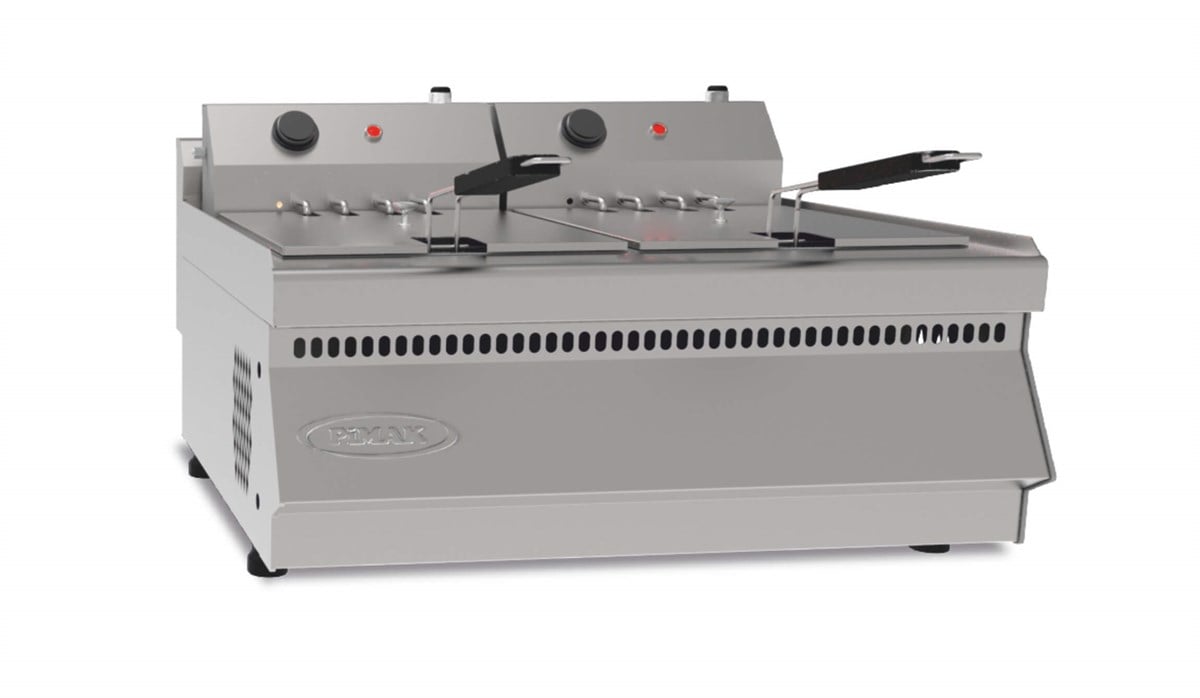 Pimak Elektrikli Ekonomik 8+8 Litre Fritöz 60x60x30PİMAK MAKİNAPimak Elektrikli Ekonomik 8+8 Litre Fritöz 60x60x30Ekonomik FritözlerPimak Elektrikli Ekonomik 8+8 Litre Fritöz 60x60x30