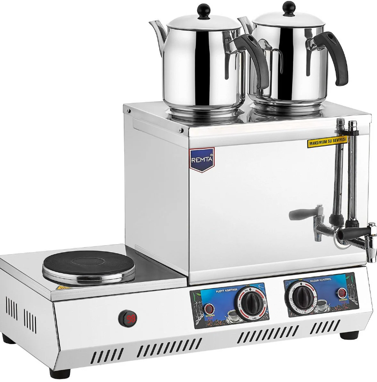 Remta 20 Model 2 Demlikli Çay Ocağı Elektrikli K31AREMTARemta 20 Model 2 Demlikli Çay Ocağı Elektrikli K31A2 Demlikli Çay KazanlarıRemta 20 Model 2 Demlikli Çay Ocağı Elektrikli K31A