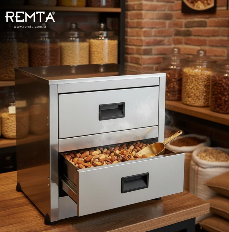 REMTA Elektrikli Kuruyemiş Çerez Isıtıcı R58REMTAREMTA Elektrikli Kuruyemiş Çerez Isıtıcı R58Barista EkipmanlarıREMTA Elektrikli Kuruyemiş Çerez Isıtıcı R58