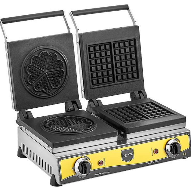 Remta Kare ve Çiçek Model Çiftli Waffle Makinesi 21 cm Çaplı W21REMTARemta Kare ve Çiçek Model Çiftli Waffle Makinesi 21 cm Çaplı W21Krep MakineleriRemta Kare ve Çiçek Model Çiftli Waffle Makinesi 21 cm Çaplı W21