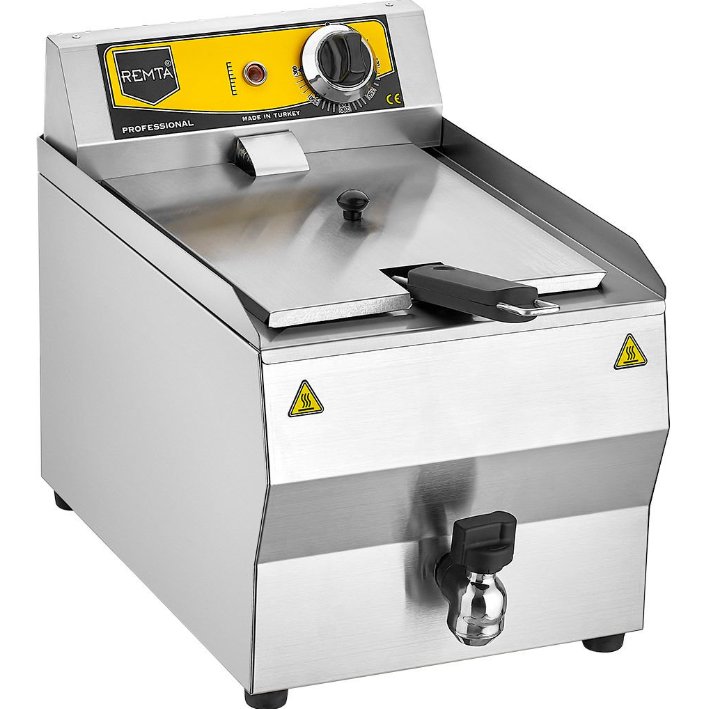 Remta Yağ Tahliye Musluklu 8 Litre Fritöz Elektrikli R110REMTARemta Yağ Tahliye Musluklu 8 Litre Fritöz Elektrikli R110FRİTÖZLERRemta Yağ Tahliye Musluklu 8 Litre Fritöz Elektrikli R110