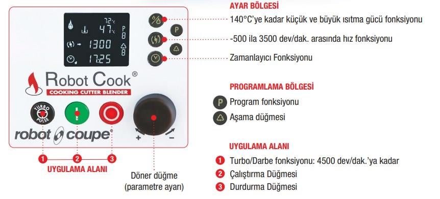Robot Coupe Mutfak Robotu Profesyonel Pişirici Robot Cook  ROBOT COUPERobot Coupe Mutfak Robotu Profesyonel Pişirici Robot Cook  ENDÜSTRİYEL MUTFAKRobot Coupe Mutfak Robotu Profesyonel Pişirici Robot Cook  