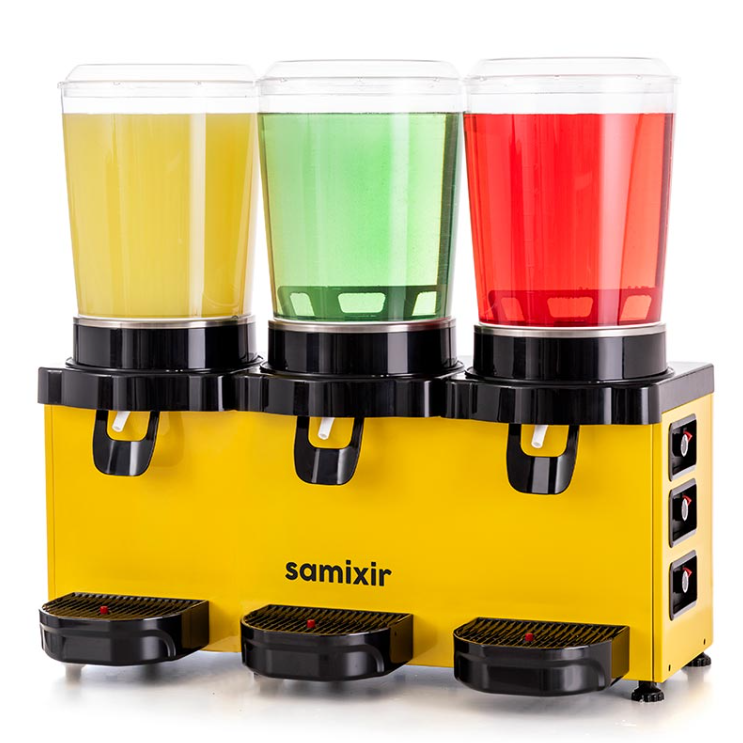 Samixir 10+10+10 Litre Panaromik Triple Karıştırıcılı Soğuk İçecek Dispenseri Analog MMM30.AYSAMİXİRSamixir 10+10+10 Litre Panaromik Triple Karıştırıcılı Soğuk İçecek Dispenseri Analog MMM30.AYŞerbet - Ayran MakineleriSamixir 10+10+10 Litre Panaromik Triple Karıştırıcılı Soğuk İçecek Dispenseri Analog MMM30.AY