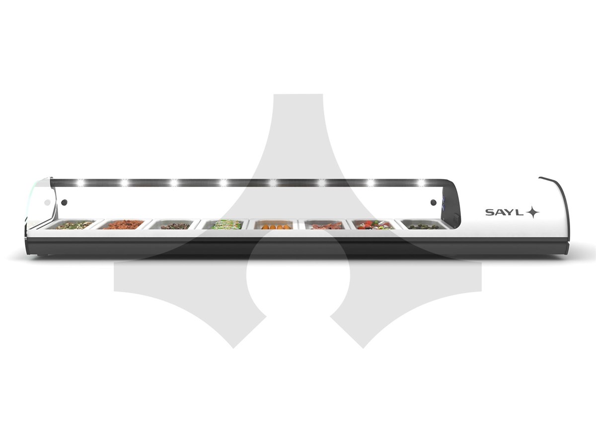 Sayl Standart Line Tapas/Cuba GN V8N Soğuk Teşhir DolabıSAYLSayl Standart Line Tapas/Cuba GN V8N Soğuk Teşhir DolabıSICAK & SOĞUK TEŞHİR DOLAPLARI Sayl Standart Line Tapas/Cuba GN V8N Soğuk Teşhir Dolabı
