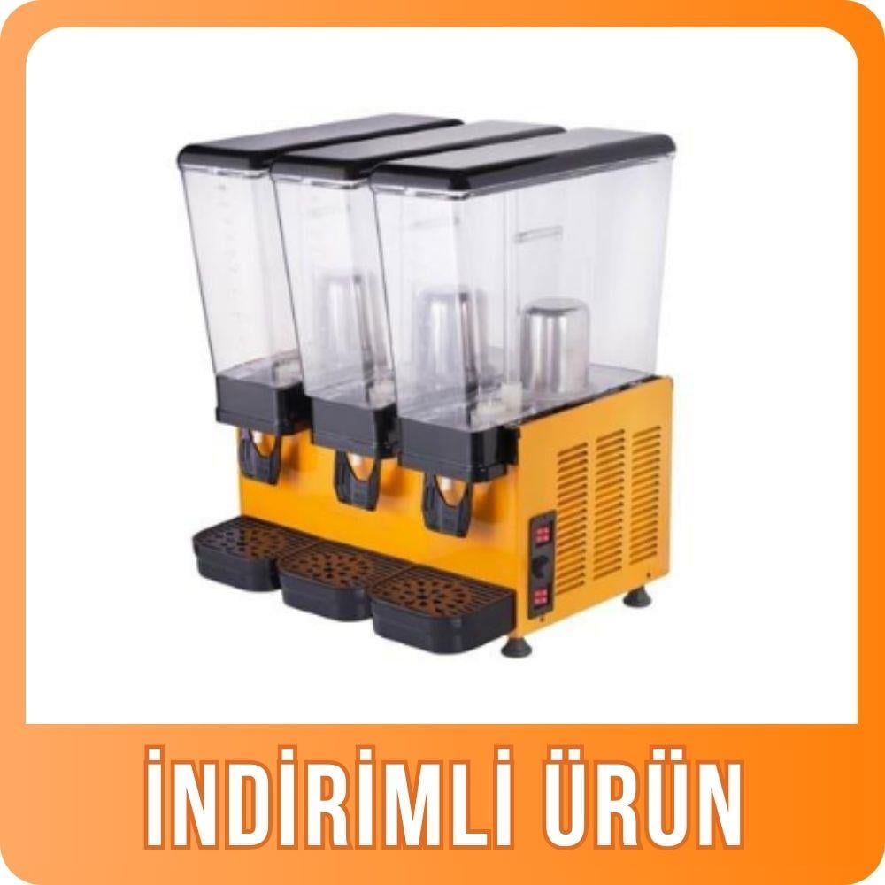 Şerbetmatik 3 lü Şerbet Makinesi 20+20+20 Litre (60 Lt)ŞERBETMATİKŞerbetmatik 3 lü Şerbet Makinesi 20+20+20 Litre (60 Lt)Şerbet - Ayran MakineleriŞerbetmatik 3 lü Şerbet Makinesi 20+20+20 Litre (60 Lt)
