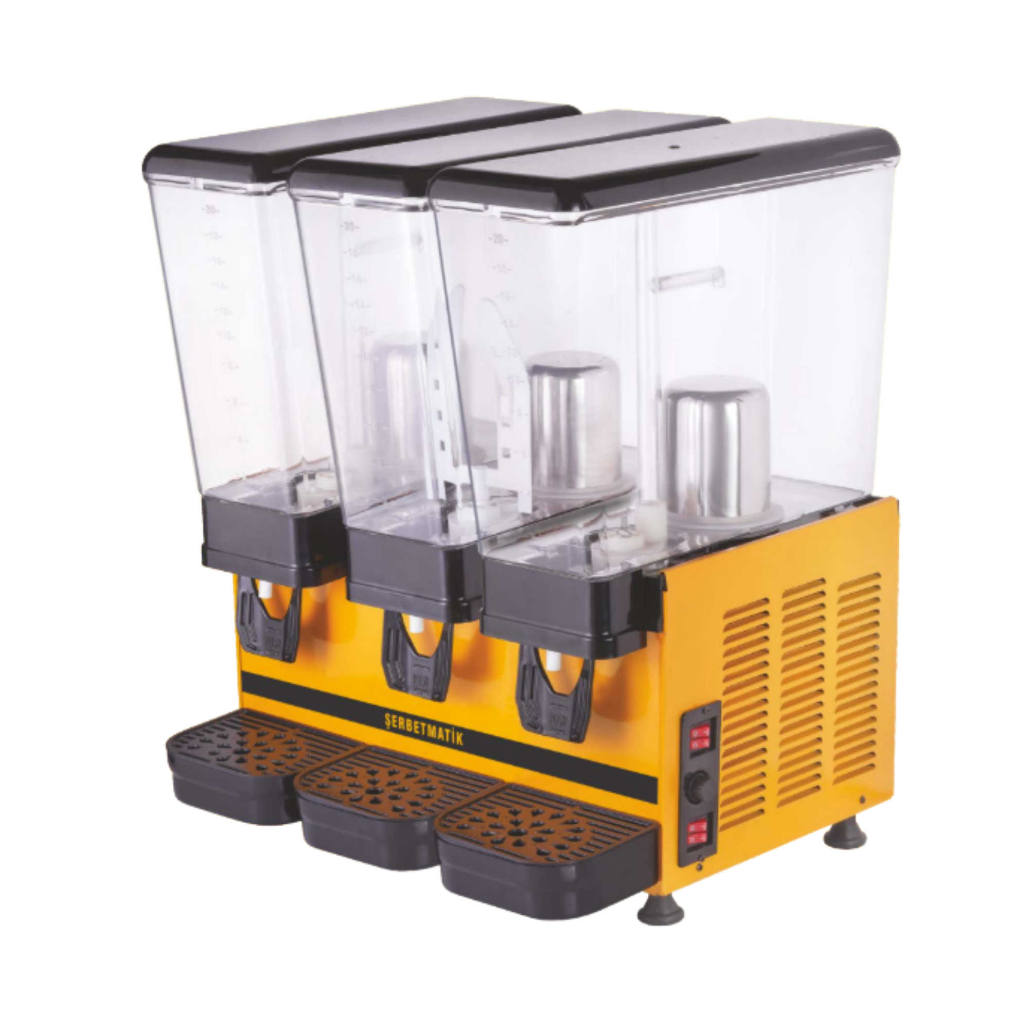 Şerbetmatik Üçlü Şerbet+Şerbet+Ayran Makinesi 20+20+20 Litre (60 lt) ŞŞAŞERBETMATİKŞerbetmatik Üçlü Şerbet+Şerbet+Ayran Makinesi 20+20+20 Litre (60 lt) ŞŞAŞerbet - Ayran MakineleriŞerbetmatik Üçlü Şerbet+Şerbet+Ayran Makinesi 20+20+20 Litre (60 lt) ŞŞA