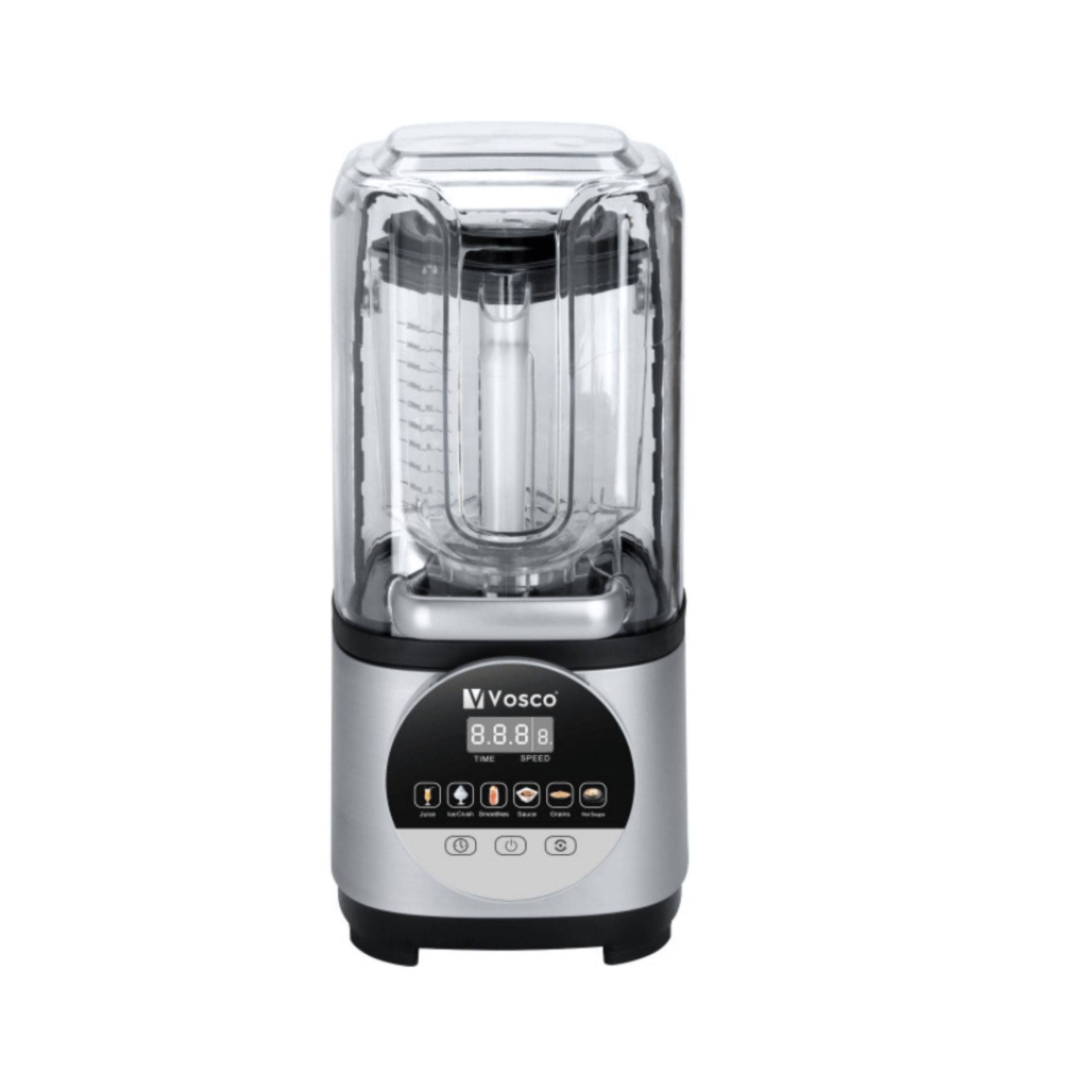 VOSCOVosco Pro Gürültü Önleyici Kapaklı Bar Blender Dijital 2 L Kapasiteli Gri VHS-213CGBar BlenderlarıVosco Pro Gürültü Önleyici Kapaklı Bar Blender Dijital 2 L Kapasiteli Gri VHS-213CG