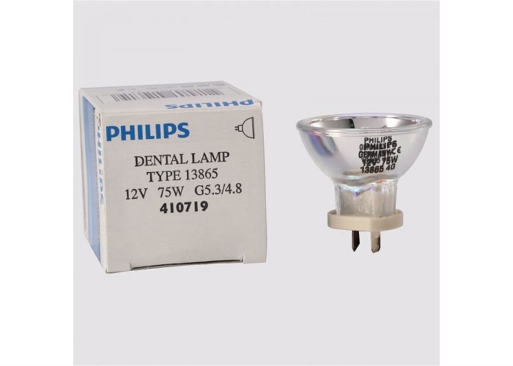 13865 PHILIPS 12V 75W G5.3 DİŞÇİ IŞIN DOLGUDiş Ünitesi Ampullerimyd75813865 PHILIPS 12V 75W G5.3 DİŞÇİ IŞIN DOLGU