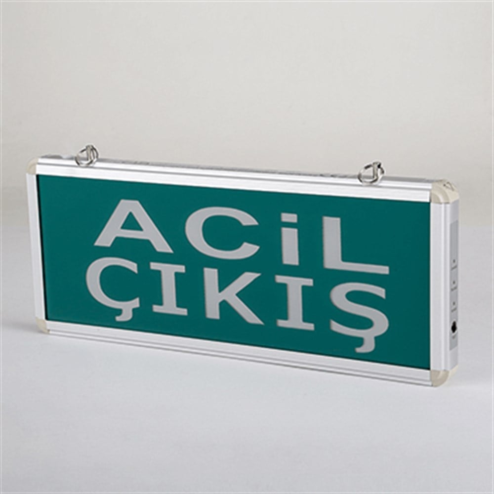 3W Exit - Çıkış ArmatürüLed Exit Armatürmyd565Exıt Çıkış Armatürü Ledli 3 Saat Akülü