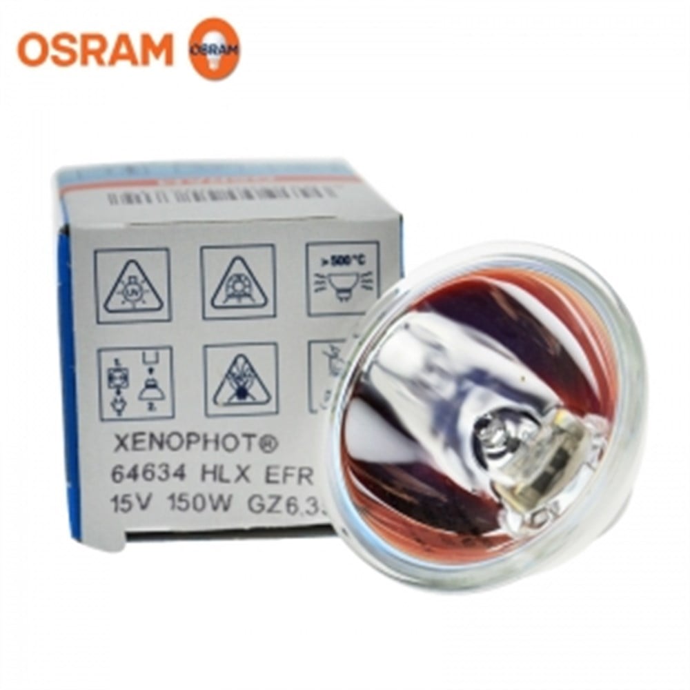 64634 OSRAM HLX 150W 15V GZ6.35 EFRSlit Lambalarmyd88764634 OSRAM HLX 150W 15V GZ6.35 EFR