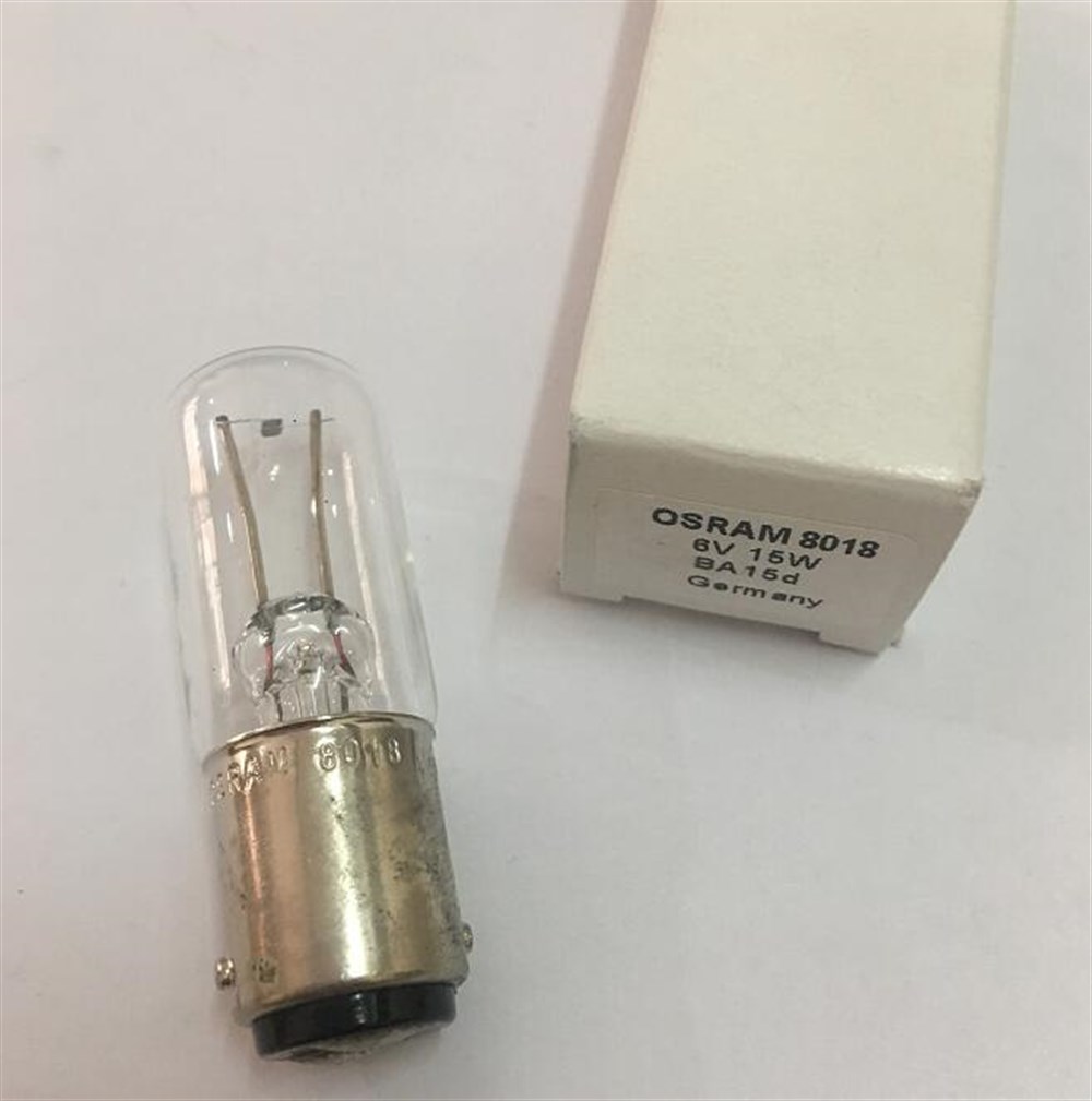 8018 OSRAM 6V 15W BA15D Mikroskop Cihaz Ampullerimyd8278018 OSRAM 6V 15W BA15D