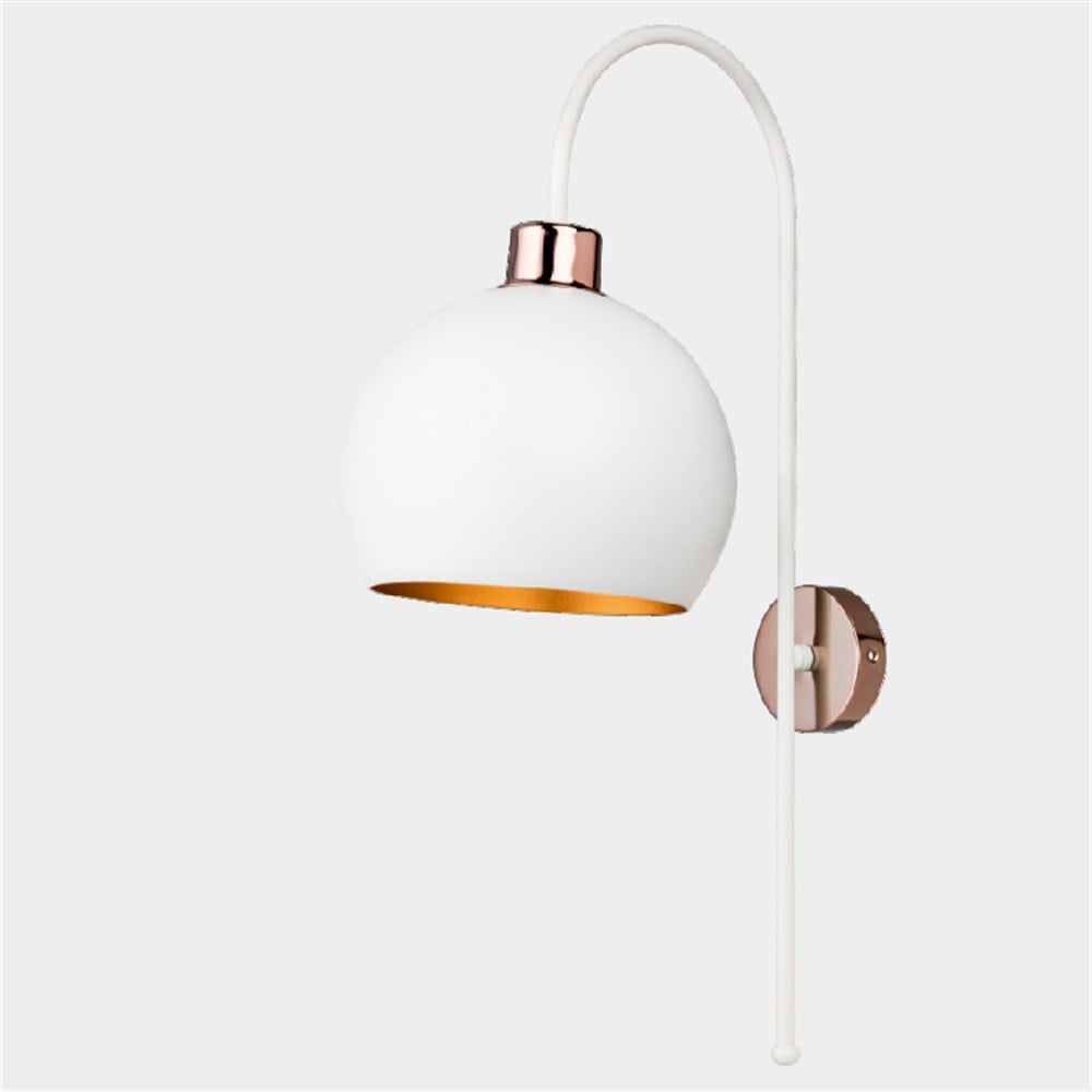 DEKORATİF APLİK (BEYAZ+GOLD DUY+30cm)Modern Dekoratif Sarkıt Armatürmyd659DEKORATİF APLİK (BEYAZ+GOLD DUY+30cm)