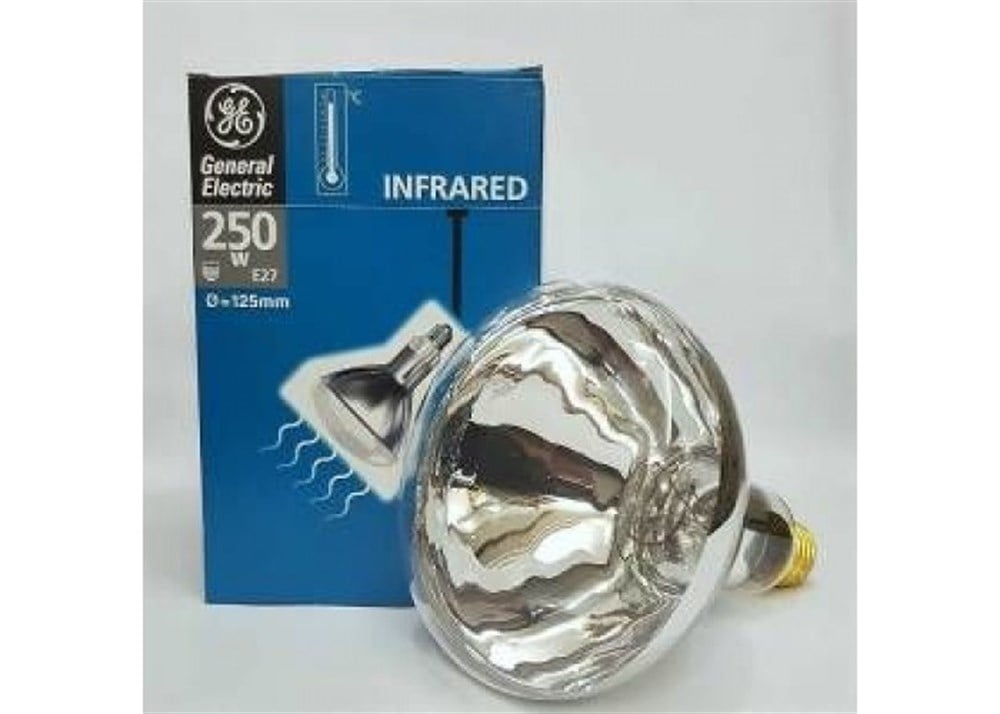 İNFRARED AMPUL 250W GENERAL E27 Q=125MMFizik Tedavi Ampullerimyd769İNFRARED AMPUL 250W GENERAL E27 Q=125MM