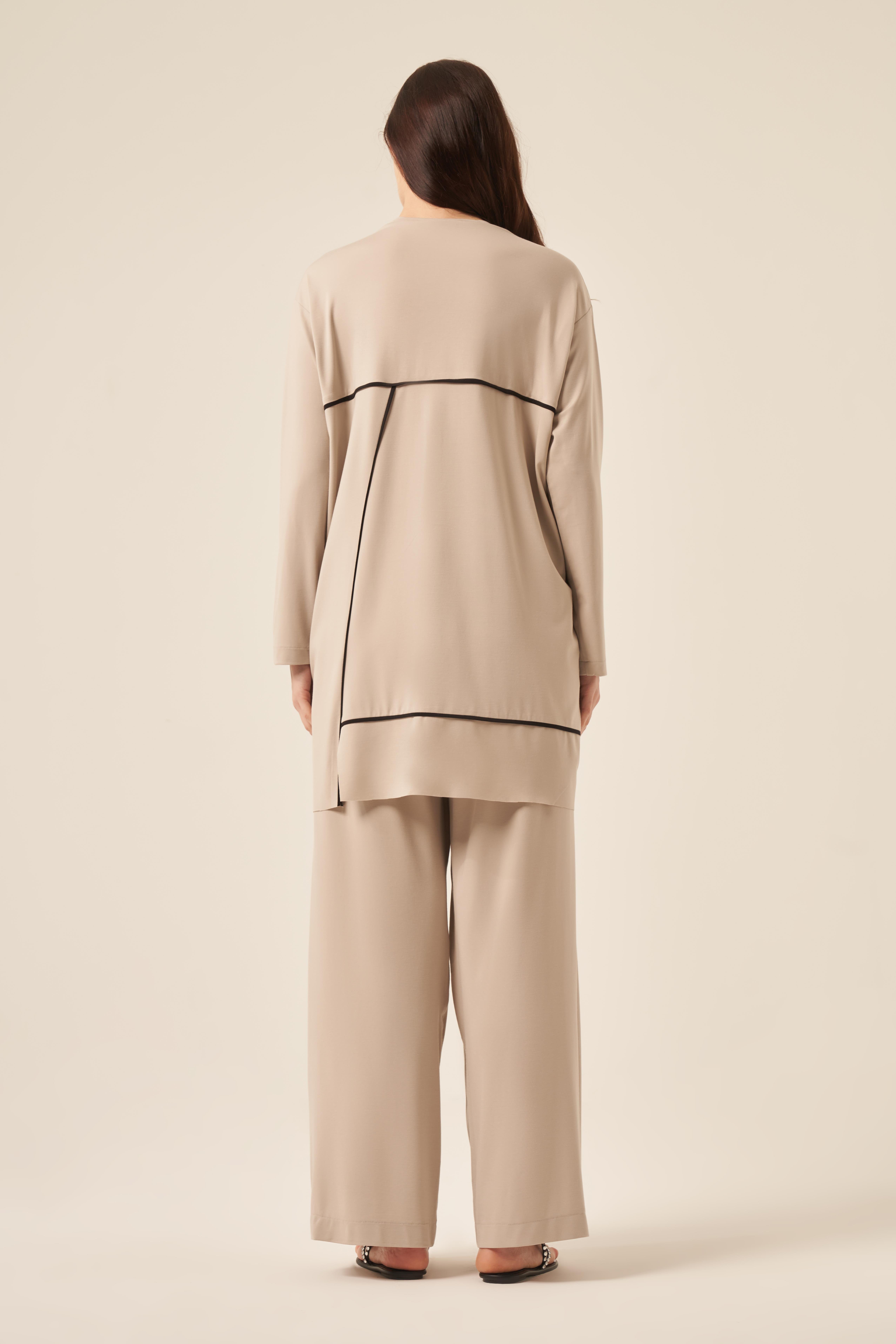 BİYE KOMBİNLİ PANTOLONLU BAMBU TAKIM