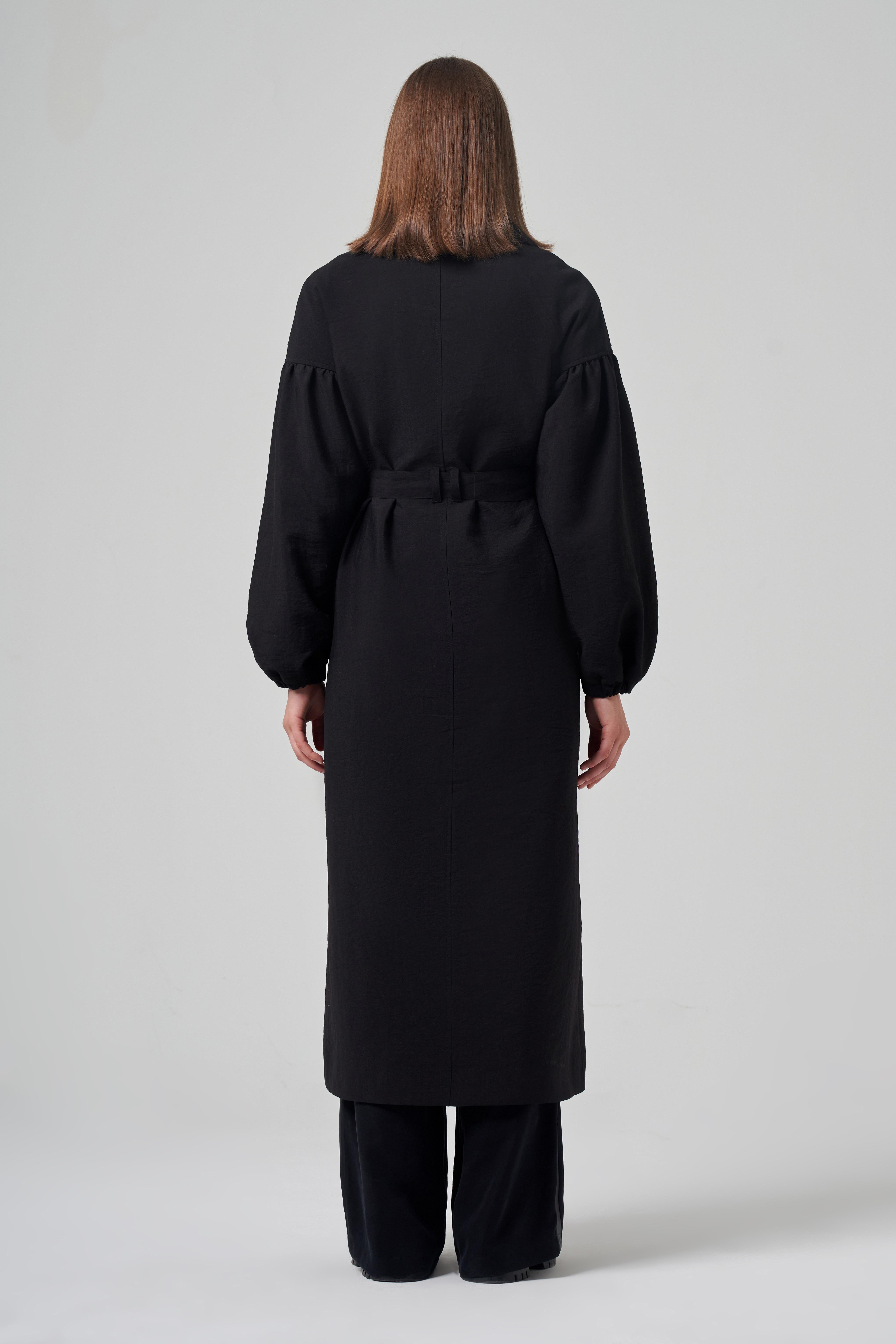 DANTEL DETAYLI TRENÇKOT