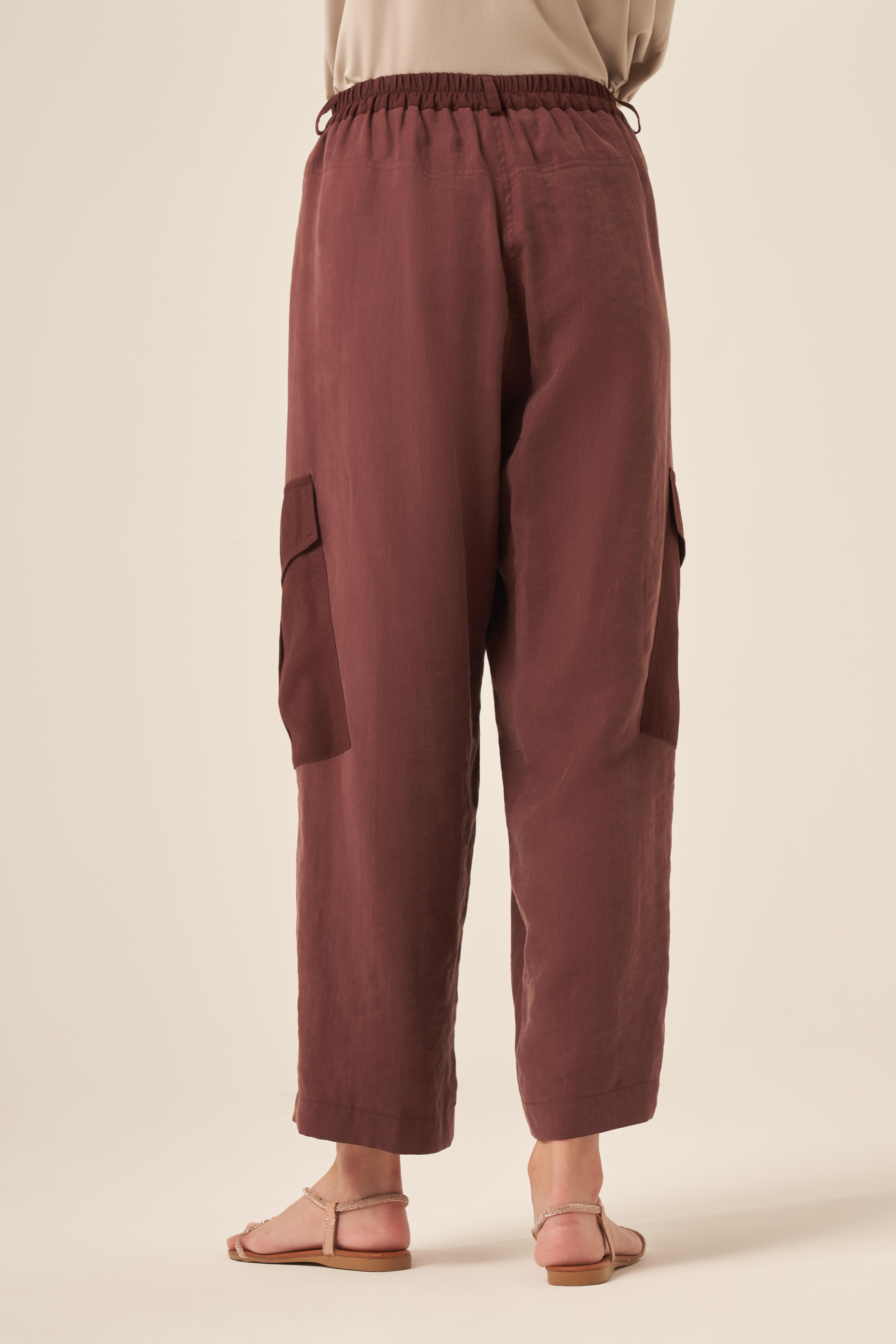 İKİ YANI DUBAI GARNİLİ CEPLİ PASION PANTOLON