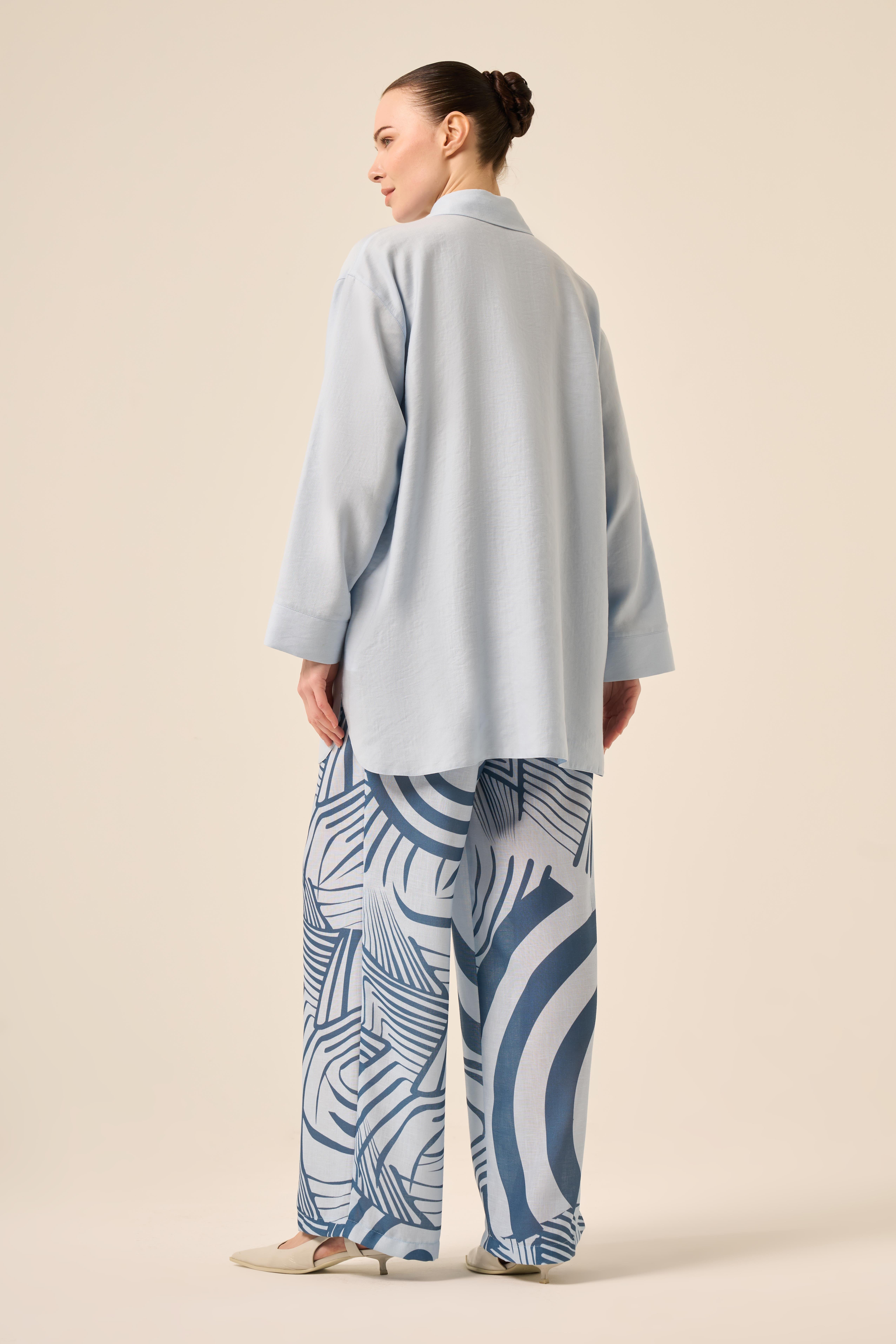 ÖNDEN DÜĞMELİ UZUN CEP DETAYLI PASION TUNIK