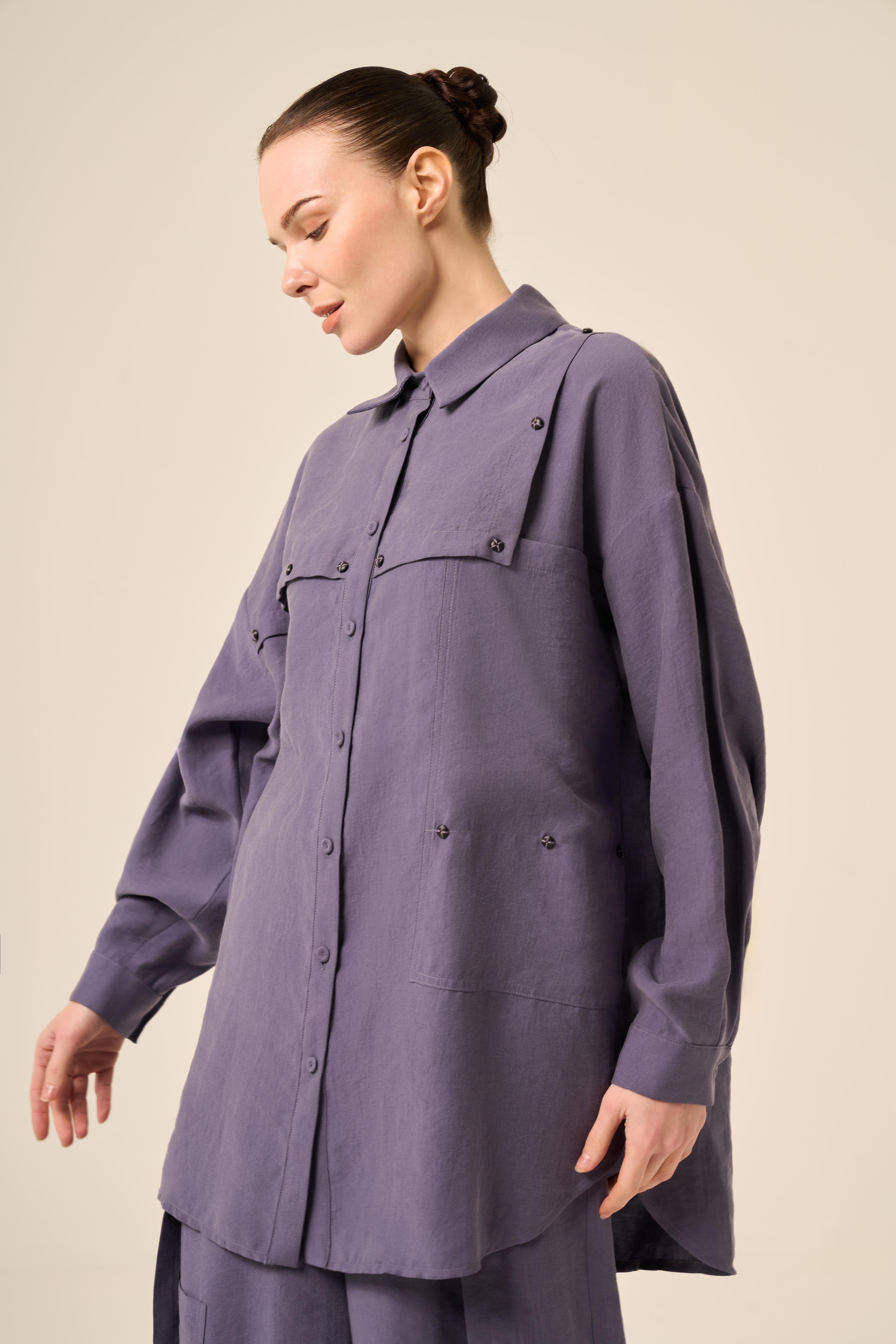 YARIM RÜZGARLIK DETAYLI TUNİK