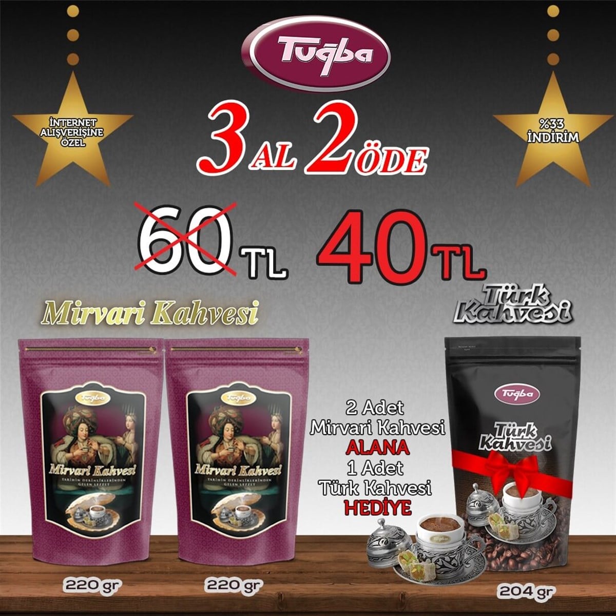  Mirvari Kahve 220 gr 