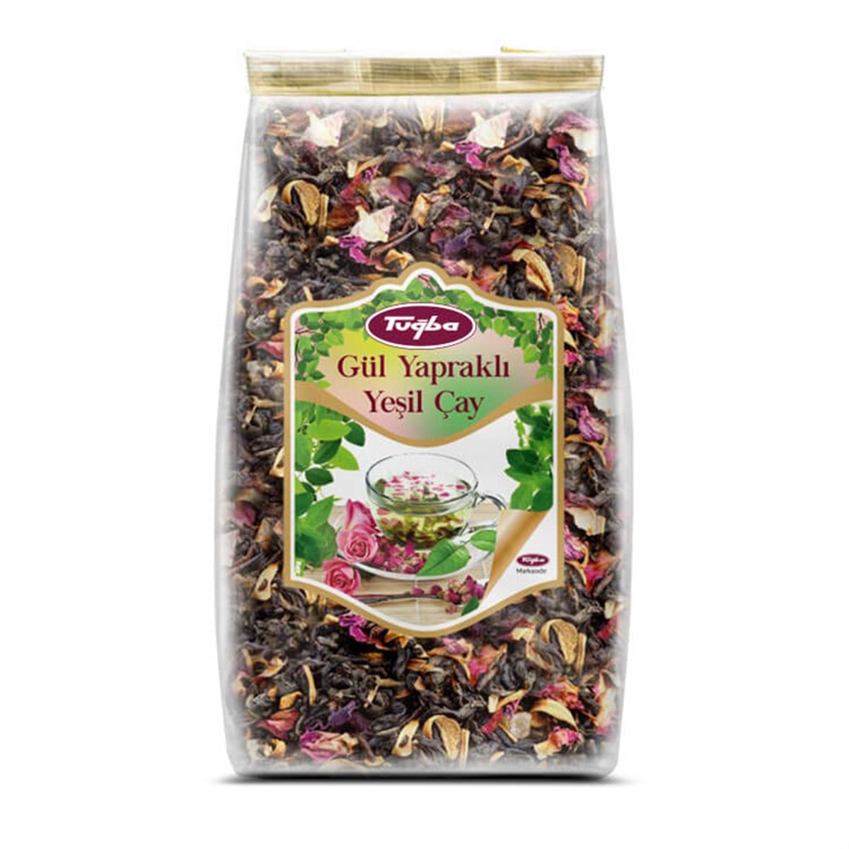 Gül Yapraklı Yeşil Çay 40 gr